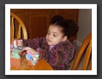 Kayla's doll-house kitchen